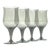 Mid 20th Century Cool Grey Tulip Shaped Aperitif Glasses - Set of 4 For Sale