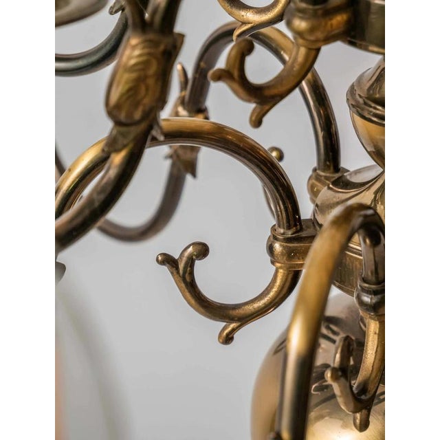 Antique 2-Tier Chandelier with Fish For Sale - Image 11 of 16
