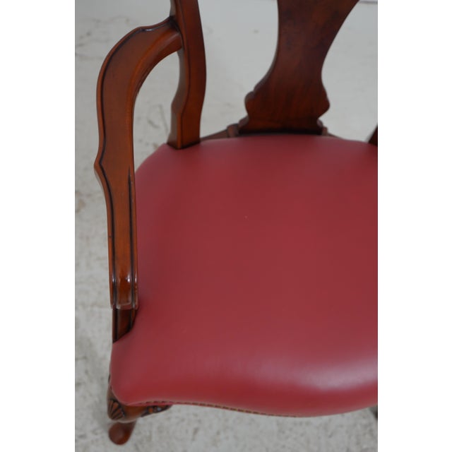 1990s Set of 12 John Widdicomb Mahogany Dining Chairs For Sale - Image 5 of 18