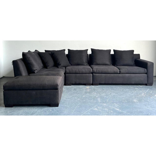 Vintage Ralph Lauren Upholstered Modular Sectional Sofa For Sale - Image 16 of 18