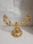 Rococo Luxury Gold-Plated Crystal & Ormolu Garniture Set of 3 For Sale - Image 3 of 4
