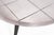 Charming small French coffee table with nice tripod curved legs from the 1980s. Made of wood with formica top in aluminum...