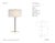 Thomas O'Brien by Visual Comfort Signature Caron Table Lamp in Bronze and Hand-Rubbed Antique Brass with Linen Shade...