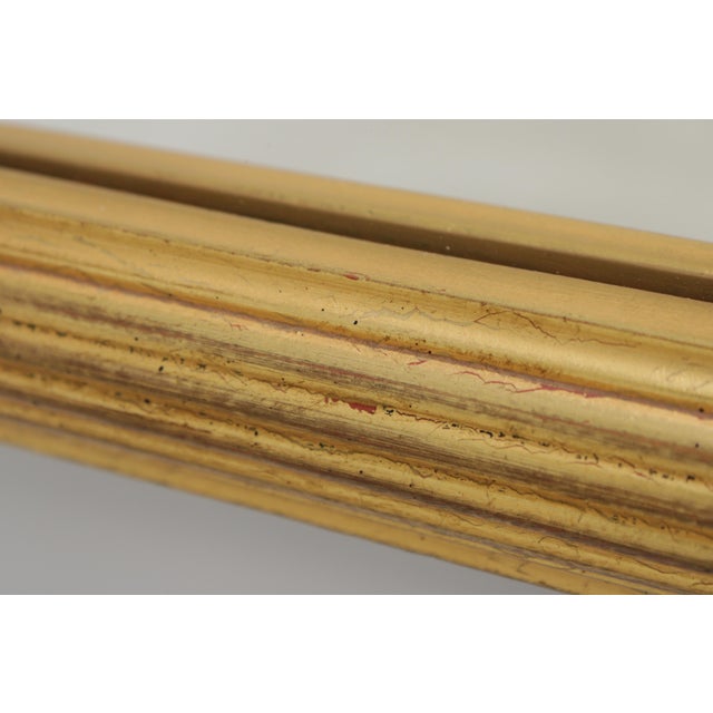 Gold Carvers Guild Gold Gilt Carved Bow Top Wall Mirror For Sale - Image 8 of 14