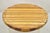 Mid-Century Modern Vintage Mid Century Modern Teak & Oak Wood 24" Round Spinning Charcuterie Cutting Board For Sale - Image 3 of 12