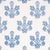 Sample - Schumacher Estrella Embroidery Fabric in Porcela For Sale