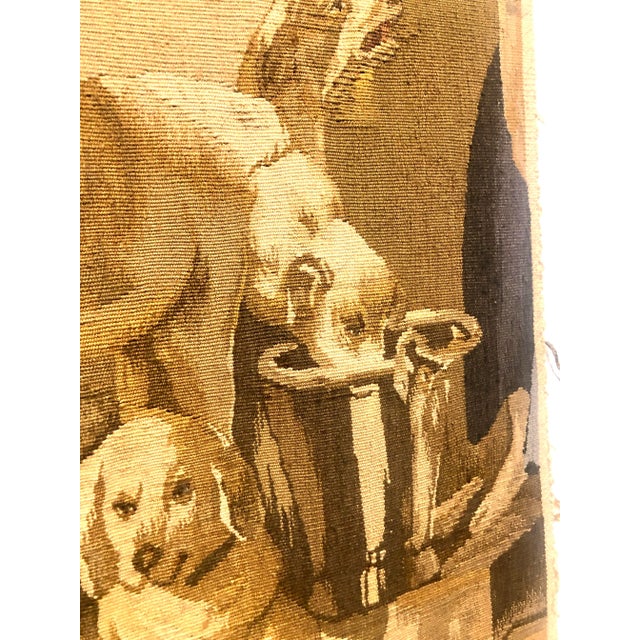 Italian Handwoven Wool Tapestry Fragment For Sale - Image 4 of 7