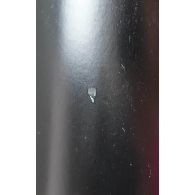 Black Mid 20th Century Gold Orb Table Lamp With Crackled Lucite Accents Wire Metal Legs For Sale - Image 8 of 9