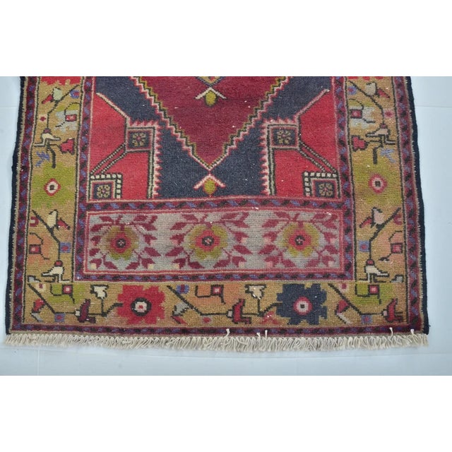 Mid 20th Century Anatolian Kurdish Runner Rug For Sale In Phoenix - Image 6 of 10