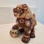 Vintage Mid-Century Japanese Kutani Porcelain Komainu Shishi Guardian Lion on Pierced Temari Ball For Sale - Image 12 of 12