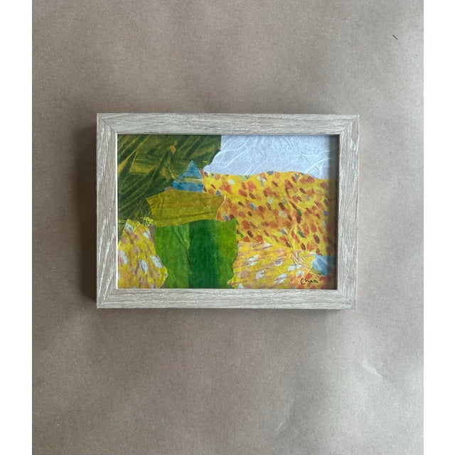 Abstract Framed Abstract Collage Diptych by Chani MacKay For Sale - Image 3 of 6