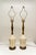 Mid-Century Modern Mid Twentieth Century Modern Table Lamps Ceramic and Walnut - a Pair For Sale - Image 3 of 9