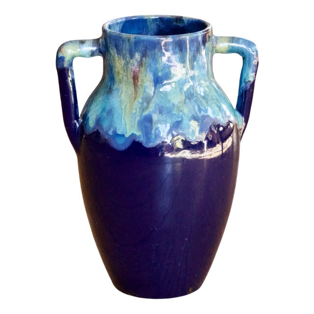 Large French Vase by CAB, 1930 For Sale