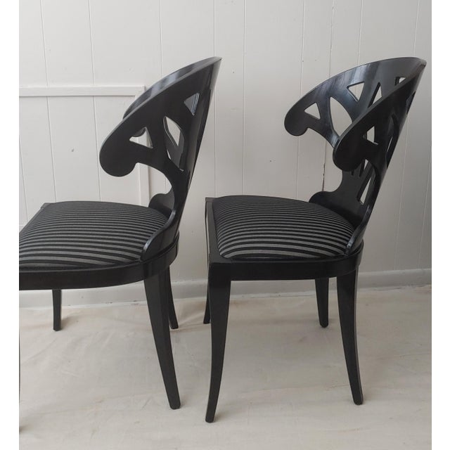 1980s 1980s Italian Postmodern Chairs, Pietro Constantini for Ello, a Pair For Sale - Image 5 of 11