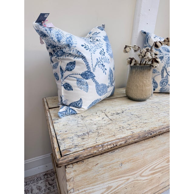 Wood 19th Century Antique Grain Painted Blanket Chest For Sale - Image 7 of 12