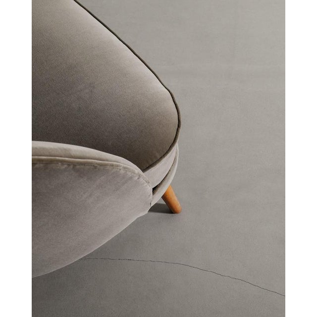 Mid-Century Swedish Asymmetrical Armchair by Arne Norell, 1950s For Sale - Image 6 of 7