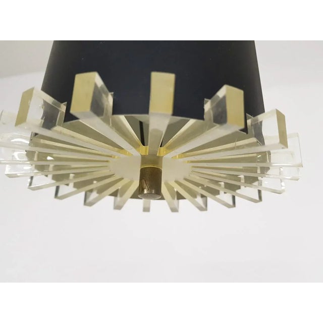 Mid-Century Modern Small Mid-Century Pendant Lamp Attributed to Raak, 1960s For Sale - Image 3 of 9
