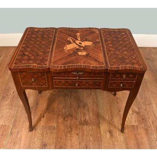 French Louis XVI Kingwood Desk For Sale - Image 3 of 12