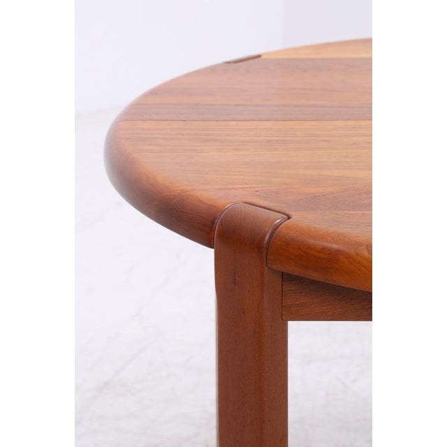 Wood Mid-Century Danish Teak Dining Table by Niels Bach For Sale - Image 7 of 13
