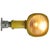 Metal Airport Runway Sconce in Yellow Metal and Glass For Sale - Image 7 of 14