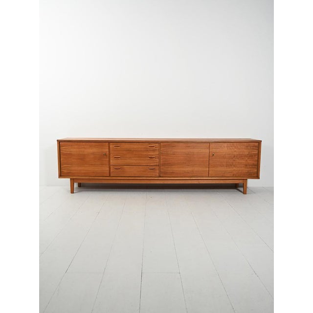 Vintage Walnut Sideboard, 1960s For Sale - Image 14 of 14