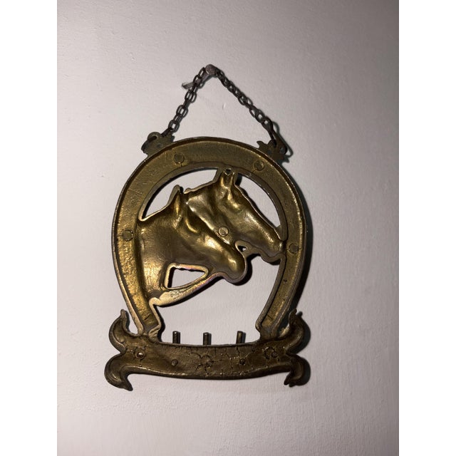 Vintage Brass Key Ring, 1950s For Sale - Image 3 of 6