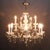 Early 20th Century Vintage Italian Cut Crystal and Chrome 12-Light Chandelier, 20th Century For Sale - Image 5 of 5