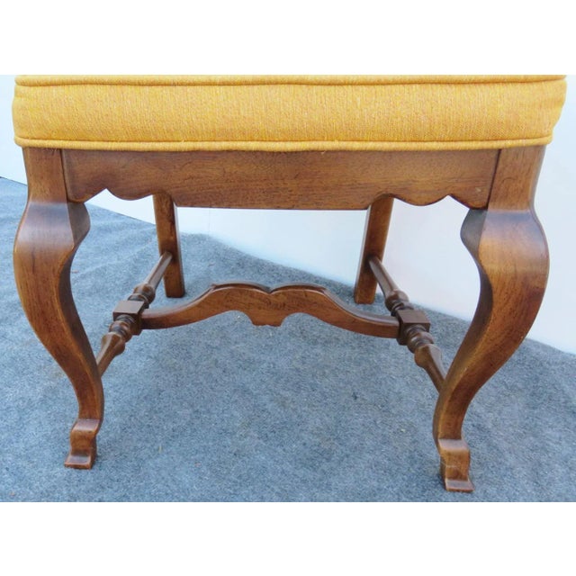 Italian Style Fruitwood Caned Shell Carved Dining Chairs-Set of 8 For Sale - Image 9 of 10