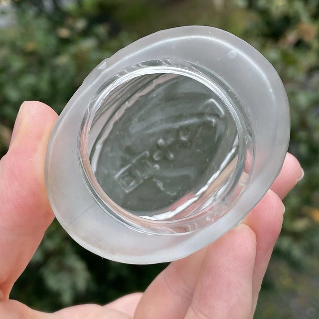 Rare Antique Art Deco 1920s Rene Lalique French Art Glass Jar Jaytho Perfumery For Sale - Image 10 of 13
