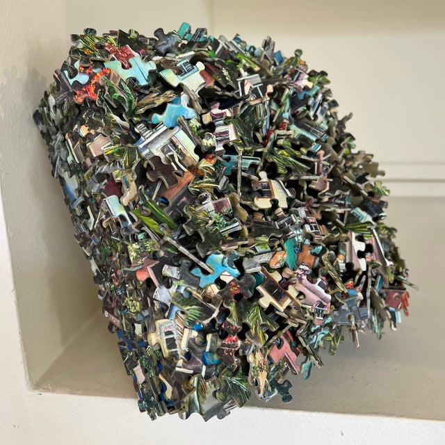 "Bahama Breeze" Abstract Mixed-Media Sculpture by Jeffrey Wilcox Paclipan For Sale - Image 10 of 13