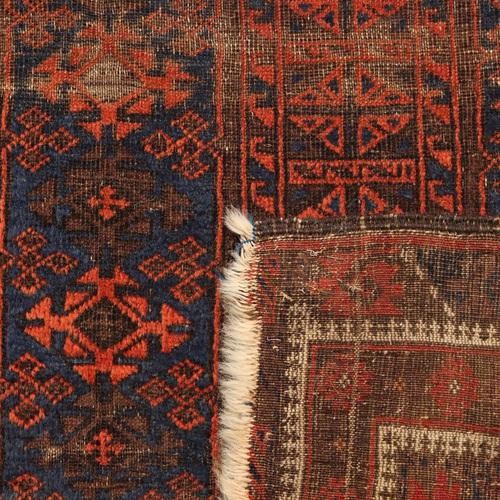 Baluchi Rug in Cotton & Wool For Sale - Image 9 of 12