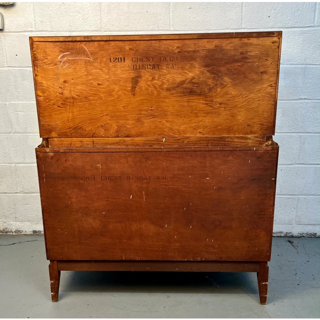 Mid 20th Century Modern Maple and Mosaic Dresser by National of Mt. Airy For Sale - Image 17 of 18