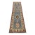 Kazak Runner 2’8” X 9’5” Blue Wool Tribal Hand-Knotted Oriental Rug For Sale