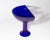Contemporary David Sobotka Alchymie Praha Limited Edition Blue Glass Compote For Sale - Image 3 of 9