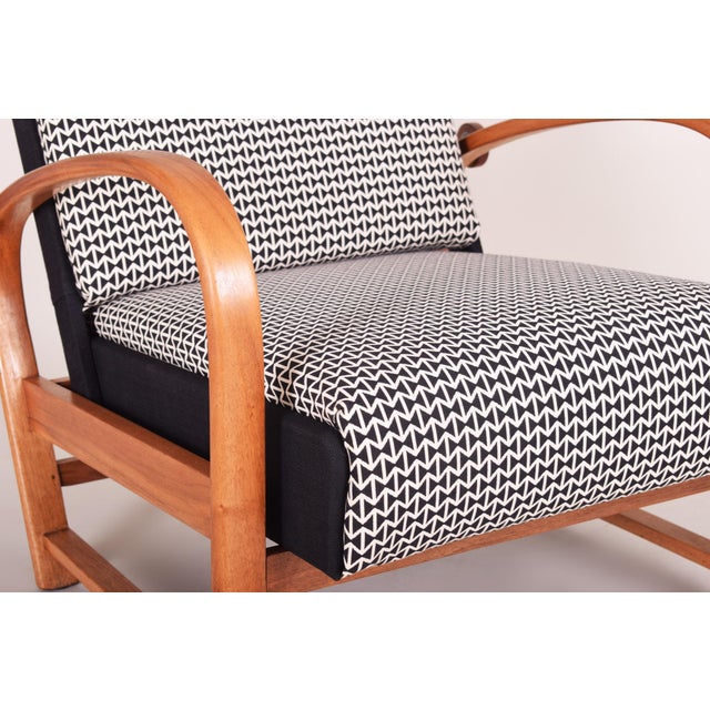 Art Deco Armchairs in Walnut attributed to Thonet, Germany, 1930s, Set of 2 For Sale - Image 10 of 11