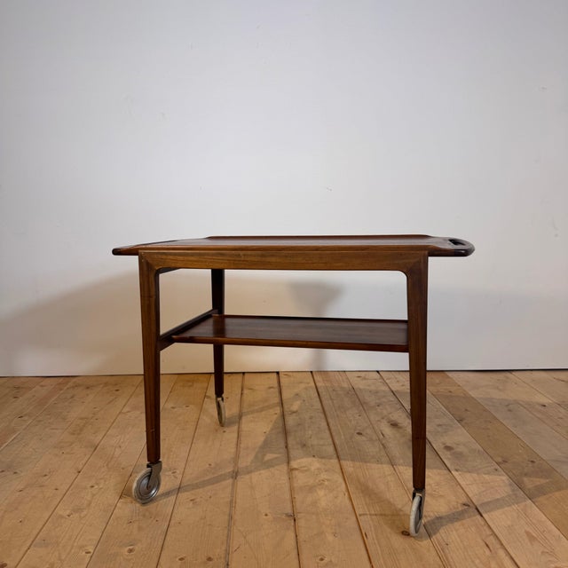 Danish Teak Bar Trolley, 1960s For Sale - Image 4 of 10