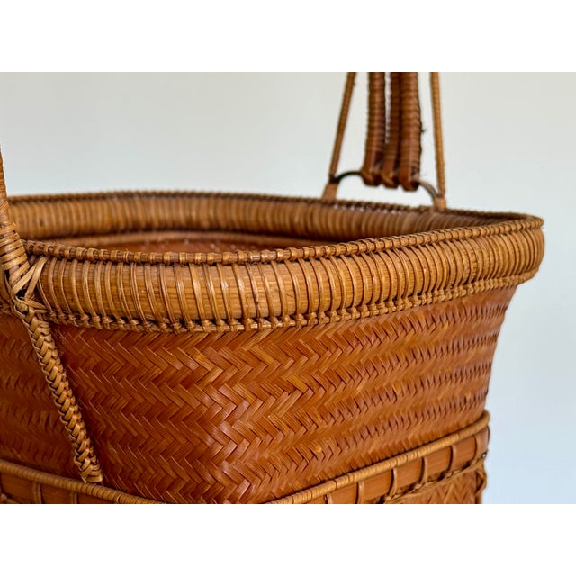 20th Century Japanese Ikebana Basket For Sale In Palm Springs - Image 6 of 11