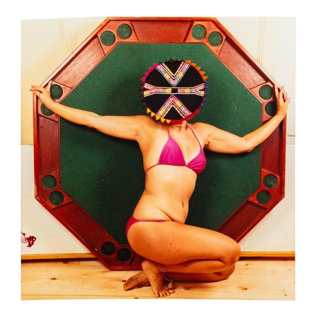 Anne Sager Kneeling Female Figure Photo C-Print For Sale