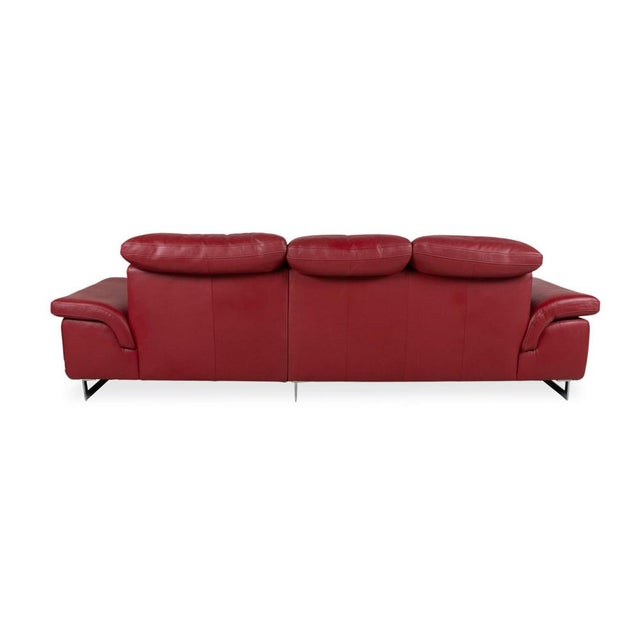 Red Leather Corner Sofa from Willi Schillig For Sale - Image 15 of 18