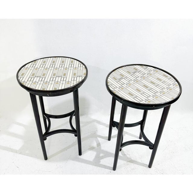Vintage Side Tables by Josef Hoffmann, Set of 2 For Sale - Image 4 of 6