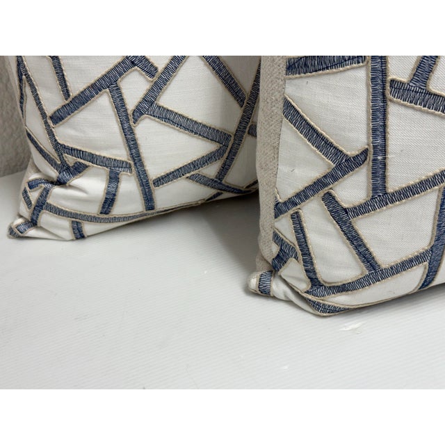 Thom Filicia Home Collin Linen Pillows, Pair For Sale - Image 10 of 12