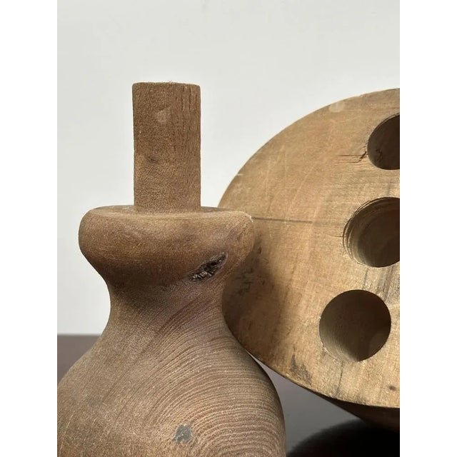 1950s Vintage Industrial English Millinery Haberdashery Hat Block, 1950s For Sale - Image 5 of 6