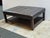 Arhaus Arhaus Kent Leather Ottoman With Lower Trays For Sale - Image 4 of 14