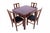 Art Deco Rectangular Table and Chairs, 1930s, Set of 5 For Sale - Image 16 of 18