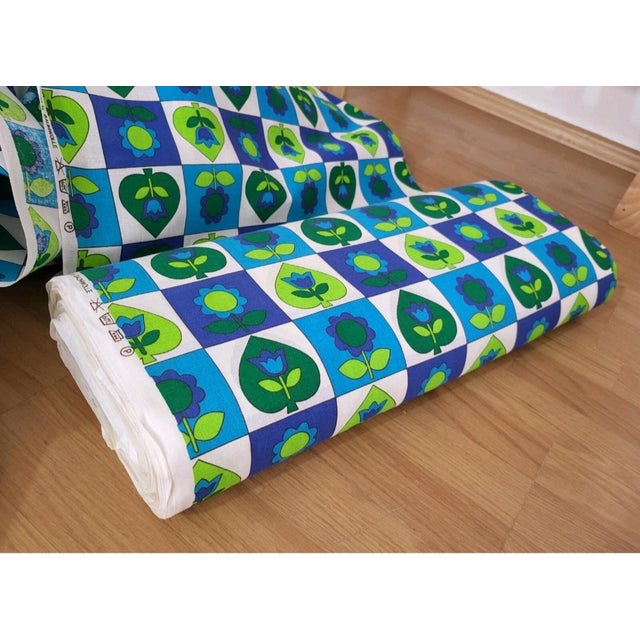 Mid-Century Modern GermanCotton Fabric Bale for Curtains, 1970s For Sale - Image 6 of 7