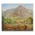 Ogden, Utah in Spring - Mid Century Mountain Landscape by Grace Peterson For Sale