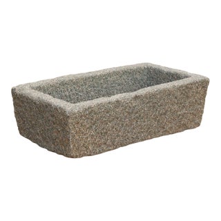 Mid 20th Century Megalith Granite Vessel For Sale