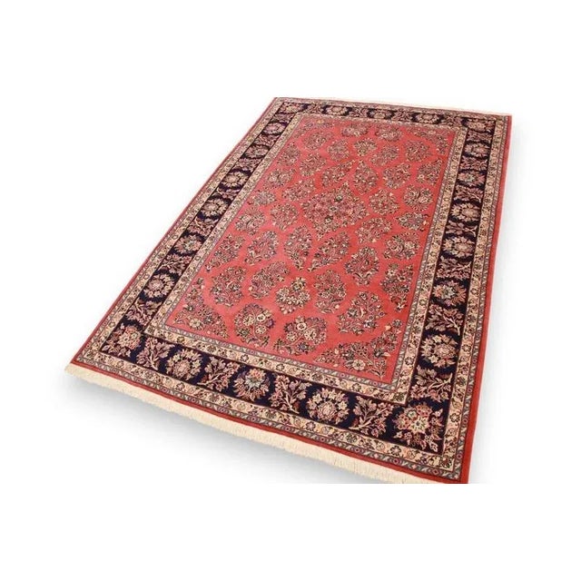 Middle Eastern Sarough Rug For Sale - Image 4 of 11