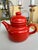 Mid 20th Century Vintage Red Warchtersbach Ceramic Tea Pot For Sale - Image 5 of 6