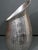 Metal Large Sculptural Textured Silver-Finish Vase For Sale - Image 7 of 12